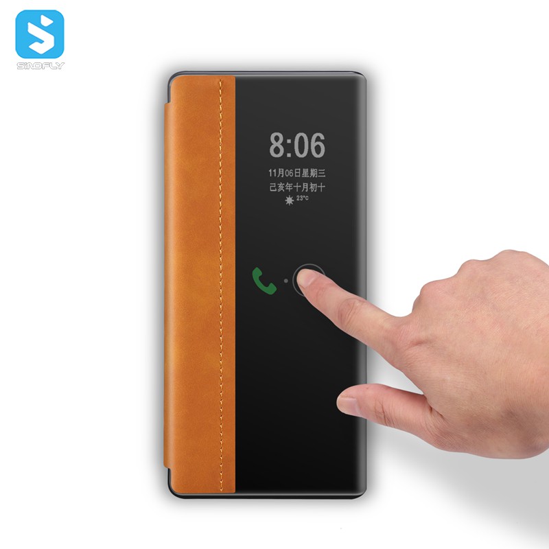 view window leather case for Huawei Mate 30 Pro